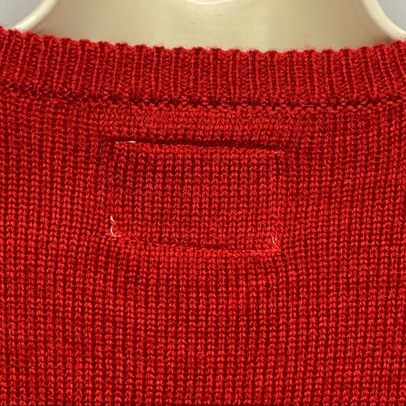 Unbranded Christmas Holiday Jingling Reindeer Knit Sweater Red White XL - Picture 8 of 12